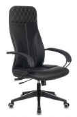 Кресло руководителя CH 608 ECO компьютерное Бюрократ современного дизайна, черный