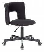 Кресло современного дизайна KF 1M  Бюрократ, ткань, черный