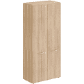 Шкаф платяной Гардероб для одежды с глухими дверьми DIONI Диони DCW 85, светлый/темный, 85*43см