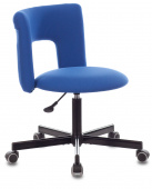 Кресло современного дизайна KF 1M  Бюрократ, ткань, синий
