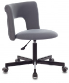 Кресло современного дизайна KF 1M  Бюрократ, ткань, серый