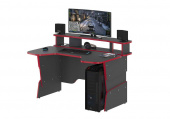 Стол для компьютера для геймеров SKILL STG 1390 красный/компьютерный стол СКИЛЛ