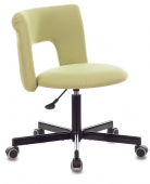 Кресло современного дизайна KF 1M  Бюрократ, ткань, светло-зеленый
