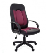 Кресло руководителя CHAIRMAN 429 компьютерное  комбинированное кожа/ткань