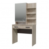 Трюмо - туалетный стол с зеркальной дверцей-купе РУМБА ГК  4-2524, длина 80 см