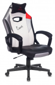 Кресло игровое Zombie HERO QUEEN для геймеров Зомби Хиро game, кожа белый