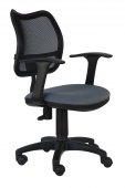 Кресло компьютерное офисное Бюрократ CH 797 AXSN спинка сетка, черный пластик