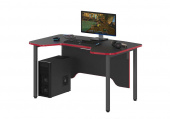 Стол для компьютера для геймеров SKILL SSTG 1385 красный /компьютерный стол СКИЛЛ