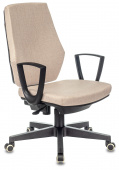 Кресло эргономичное CH 545 офисное компьютерное Бюрократ, черный пластик, цвет на выбор