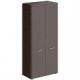 Шкаф платяной Гардероб для одежды с глухими дверьми DIONI Диони DCW 85, светлый/темный, 85*43см
