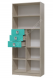 Шкаф стеллаж с дверкой и ящиками СИТИ Гранд Кволити 6-9414, длина 80 см