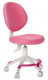 Кресло детское с подставкой для ног Бюрократ KD / КД W 6 F белый пластик, голубой / розовый