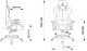 Кресло игровое компьютерное Бюрократ VIKING ZOMBIE A4/ Викинг ЗОМБИ А 4 для геймеров game, кожа, цвет на выбор