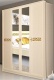 Шкаф для одежды и белья с зеркалом Гардероб 4-х дверный Ливадия Л 25, Заречье Л25, 177*60*222 см