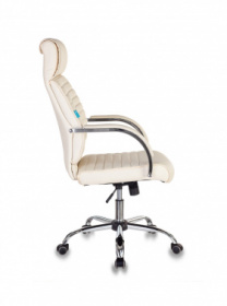 Кресло руководителя Т- 8010 N компьютерное Бюрократ, кожа, цвет на выбор