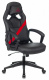 Кресло игровое Zombie DRIVER для геймеров Зомби game, кожа, красный