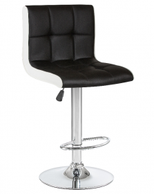 Барный стул DOBRIN CANDY LM 5006 кожа черно-белый