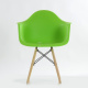 Кресло интерьерное БАРНЕО DELVEL Barneo N 14 WoodMold Eames style N14 / DAW LMZL 620 цветной пластик на деревянных ножках, цвет на выбор