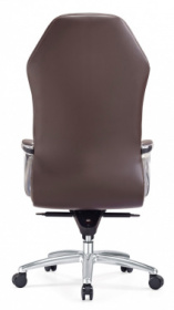 Кресло руководителя Бюрократ AURA Аура кожа в современном дизайне, цвет на выбор: черный, коричневый