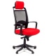 Кресло руководителя CHAIRMAN 283 компьютерное  сетка, цвет на выбор: красный, синий, черный