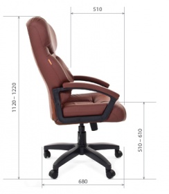 Кресло для руководителя компьютерное CHAIRMAN СН 435 LT