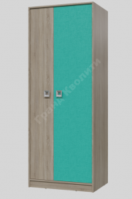 Шкаф для одежды 2х дверный СИТИ ГК 6-9411, 80 см