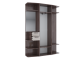 Прихожая ВИЗИТ ГК 2-3432 с зеркалом, ящиками, вешалкой и шкафом, универсальная сборка, длина 145 см