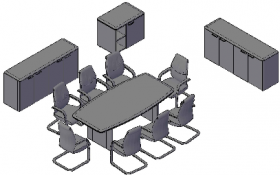 Кабинет руководителя DIONI Диони комплект 3 офисная мебель, 14 элементов, в светлом или темном цвете