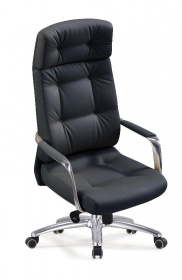Кресло руководителя Бюрократ DAO (ДАО) кожа современного дизайна