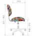 Детское кресло CHAIRMAN KIDS 104 компьютерное  белый пластик, расцветка на выбор