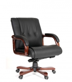Кресло руководителя CHAIRMAN 653 M кожа низкая спинка