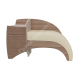 Диван - банкетка ОПТИМУС с тумбой, левый, ГК 2-41, длина 111 см