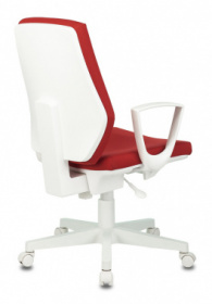 Кресло компьютерное Бюрократ CH W 545 эргономичное офисное белый пластик