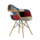 Кресло интерьерное N 14 / DOBRIN DAW LMZL PP 620 Patchwork Eames Style