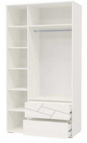 Шкаф  3-х дверный (гардероб) с зеркалом АДЕЛИНА ГК 4-4832