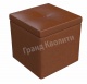Банкетка - пуф кубической формы КУБА ГК 6-5114 беж/коричн.