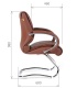 Кресло для посетителя CHAIRMAN СН 445 на полозьях кожа