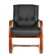 Кресло посетителя на полозьях CHAIRMAN 653 V конференц кожа