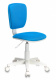 Кресло детское CH W 204 NX Бюрократ белый пластик, цвет на выбор