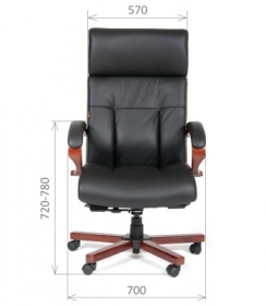 Компьютерное кресло для руководителя CHAIRMAN 421 кожа стиль модерн