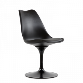Кресло вращающееся Tulip style  N 8 черный крутящееся