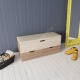Диван - тумба ФЛИНТ с ящиками и сиденьем ГК 2-4201, длина диванчика 100 см, цвет на выбор