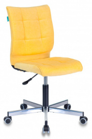 Кресло офисное без подлокотников Бюрократ CH 330 М VELVET вельвет ЭФФЕКТНОЕ цвет на выбор
