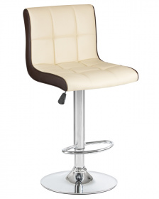 Барный стул DOBRIN CANDY LM 5006 кожа кремово - коричневый