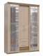 Шкаф - Купе с зеркалами с ящиками ОЛИМП ГК 4-4007, цвет на выбор, длина 160 см 