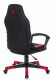 Кресло ZOMBIE 10 игровое для геймеров ЗОМБИ 10 Бюрократ  game, черный - красный