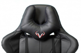 Кресло игровое компьютерное VIKING Викинг 5 AERO до 150 кг, game, иск. кожа, красный