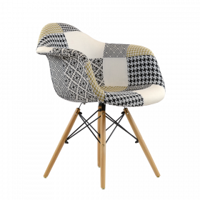 Кресло интерьерное N 14 / DOBRIN DAW LMZL PP 620 Patchwork Eames Style