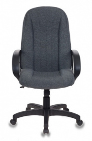 Кресло офисное Бюрократ T 898 компьютерное ткань 3С11 черный/серый  СУПЕРВЕС